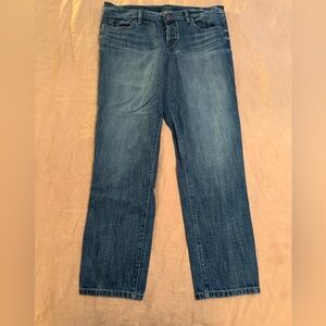LOFT Women's Straight Leg Blue Jeans